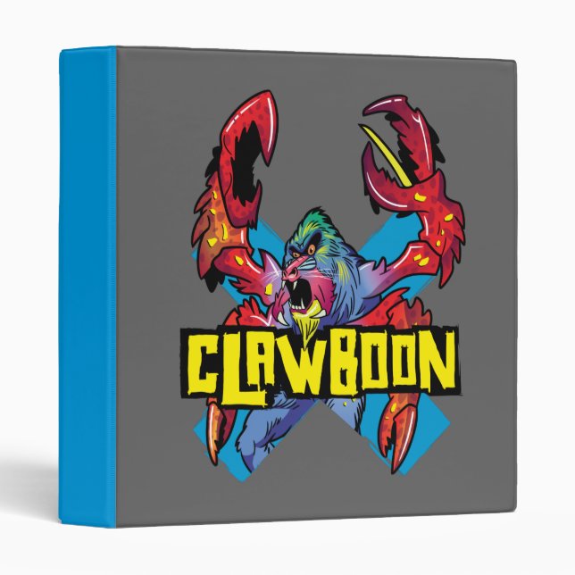 Clawboon 3 Ring Binder (Front/Spine)