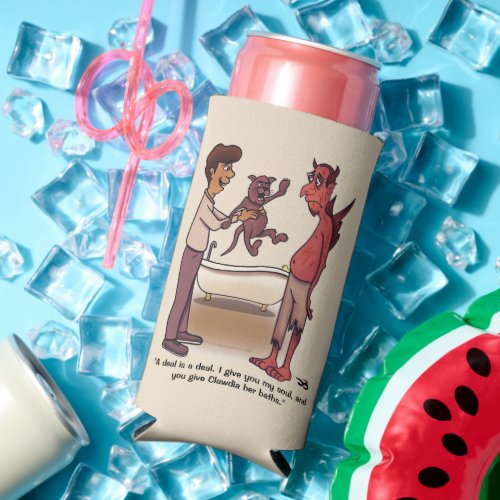 Clawdia Seltzer Can Cooler