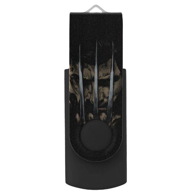 Clawed hero flash drive (Back (Vertical))