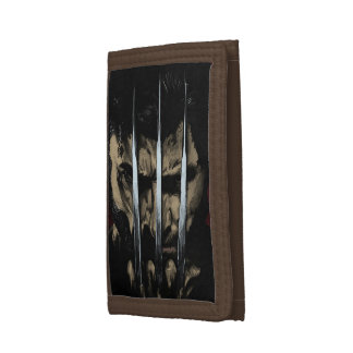 Clawed hero tri-fold wallet