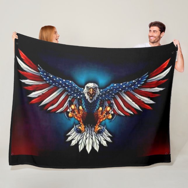 CLAWS OF THE EAGLE FLEECE BLANKET (In Situ)