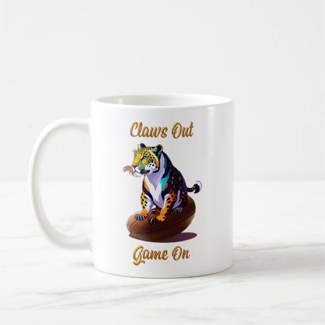 Claws Out Rugby Mug (Left)