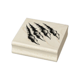 Claws Rubber Stamp