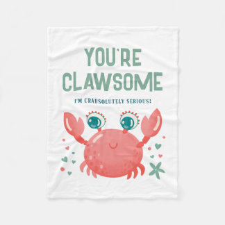 Clawsome Crab Blanket