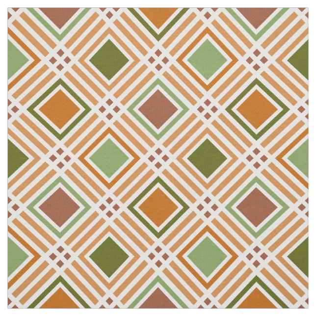Clay Algae Pattern Fabric (Swatch)