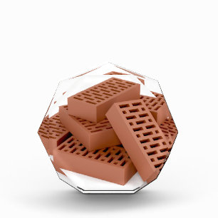 Clay bricks acrylic award