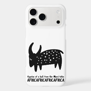 Clay bull figurine iPhone 17 pro max case