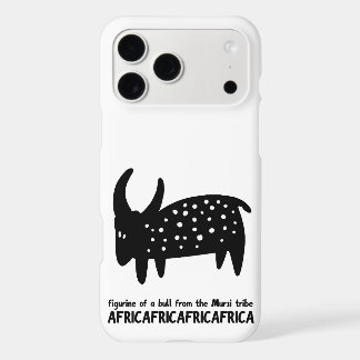Clay bull figurine iPhone 17 pro max case