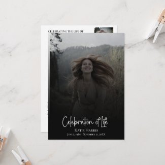 Clay Celebration of Life Funeral Program 