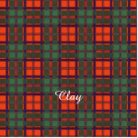 Clay clan Plaid Scottish kilt tartan Statuette<br><div class="desc">The real Scottish tartan. The Clay family uses the Stewart of Appin tartan.</div>