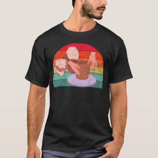 Clay Every Day Pottery Woman Sculpting Ceramics Cr T-Shirt
