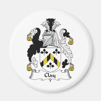 Clay Family Crest Magnet