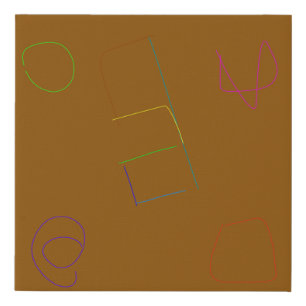 Clay Faux Canvas Print