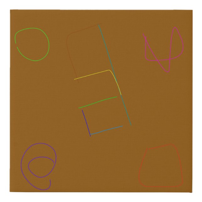 Clay Faux Canvas Print (Front)