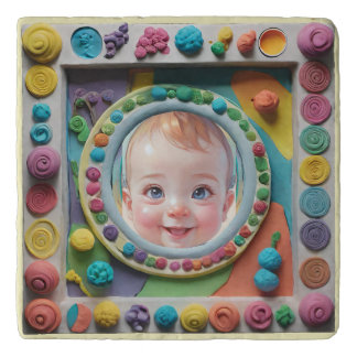 Clay frame trivet