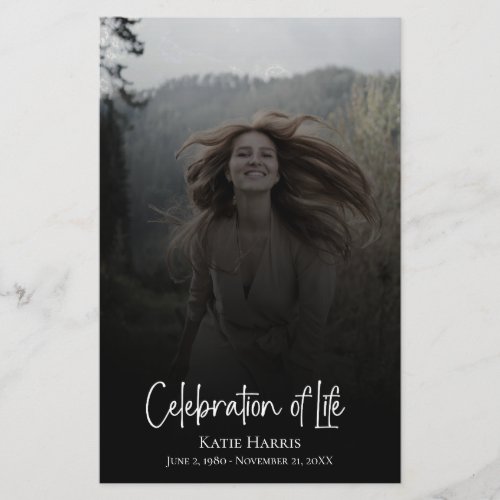 Clay Funeral Script Celebration of Life Budget Flyer