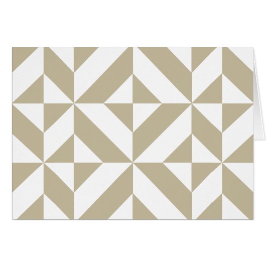 Clay Geometric Deco Cube Pattern (Front Horizontal)