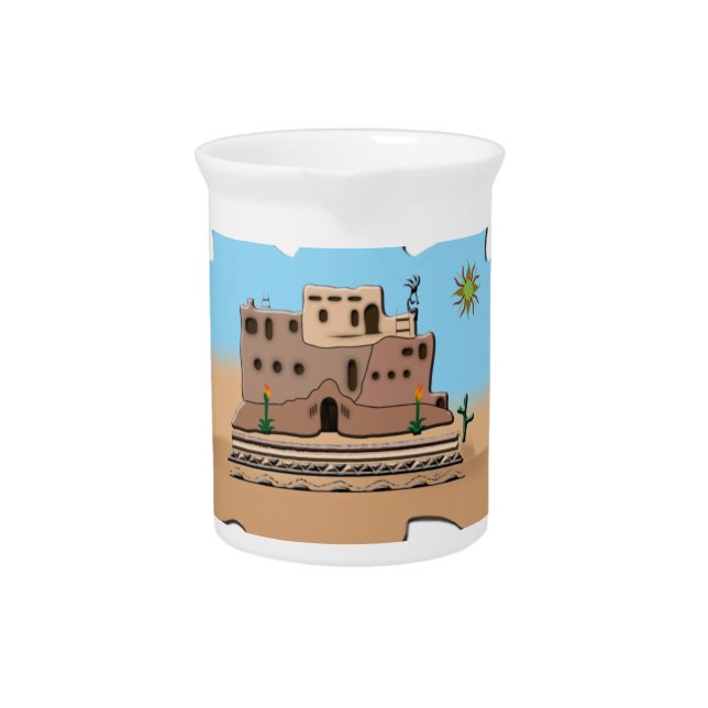 Clay House Drink Pitcher (Front)