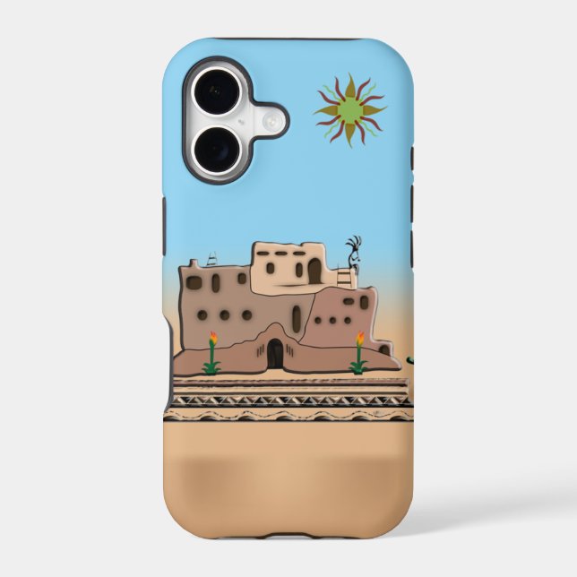 Clay House Iphone Case (Back)