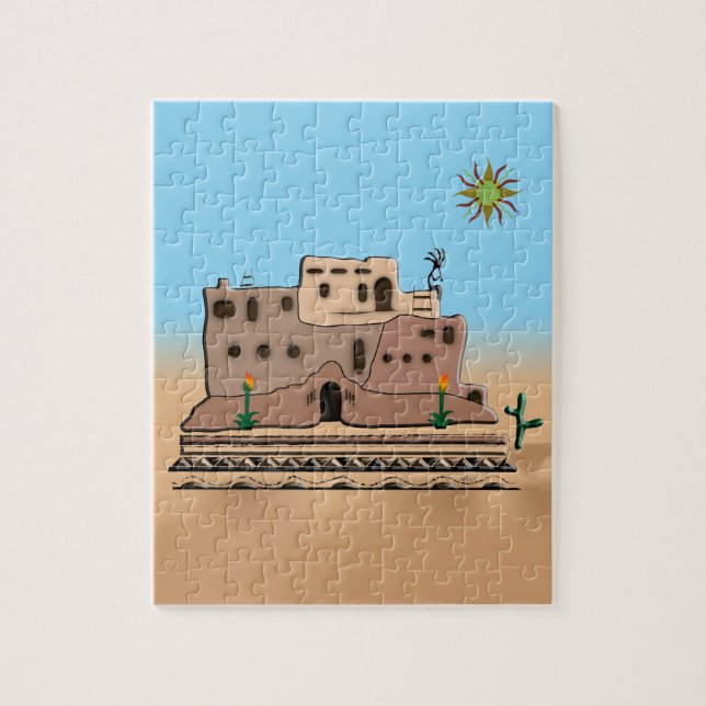 Clay House Jigsaw Puzzle (Vertical)