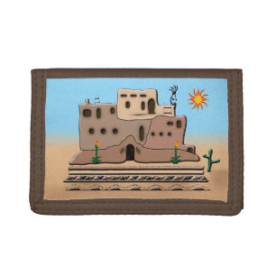 Clay House Trifold Wallet