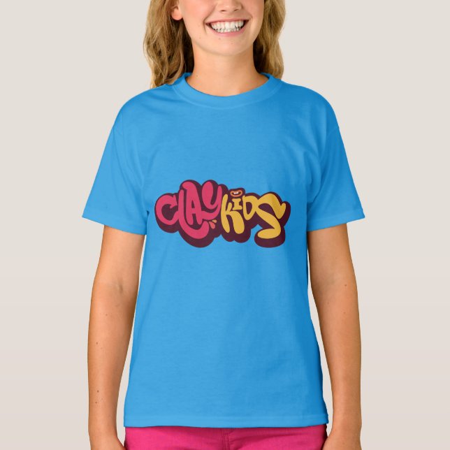 Clay Kids - Girl T-Shirt (Front)