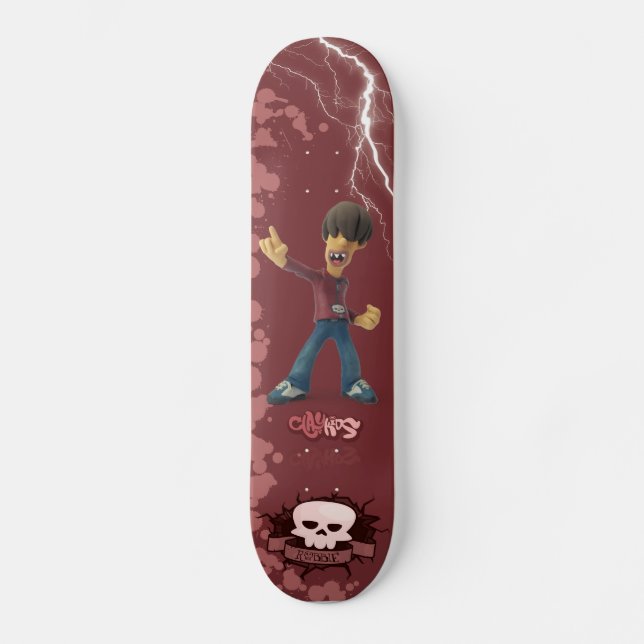 Clay Kids - Skateboard Robbie Deck (Front)