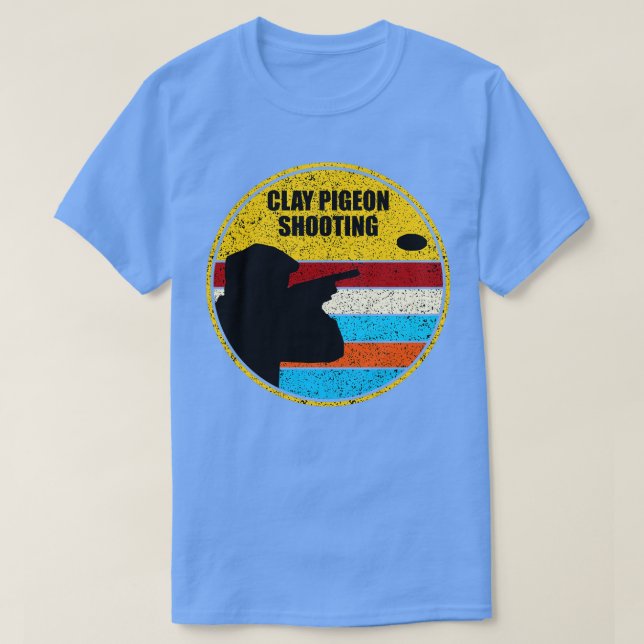 Clay Pigeon Shooting T-Shirt (Design Front)