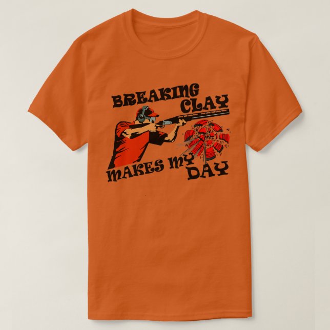 clay pigeon trap  fans T-Shirt (Design Front)