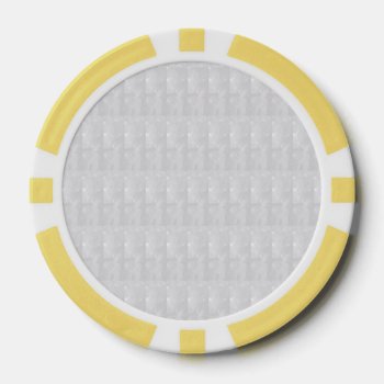 Clay Poker Chips Gamble Casino Crystal White by 2sideprintedgifts at Zazzle