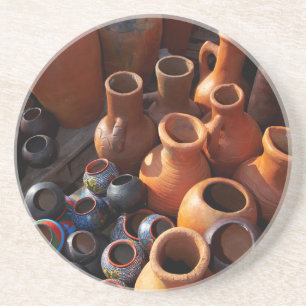 Clay Pots, Hazyview, Mpumalanga, South Africa Drink Coaster