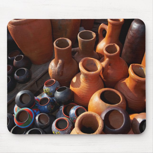 Clay Pots, Hazyview, Mpumalanga, South Africa Mouse Pad (Front)