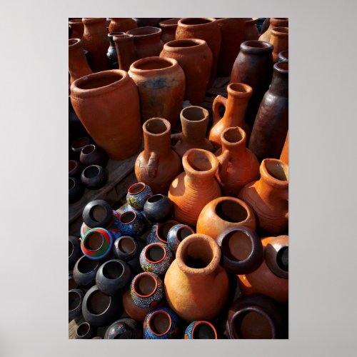 Clay Pots Hazyview Mpumalanga South Africa Poster