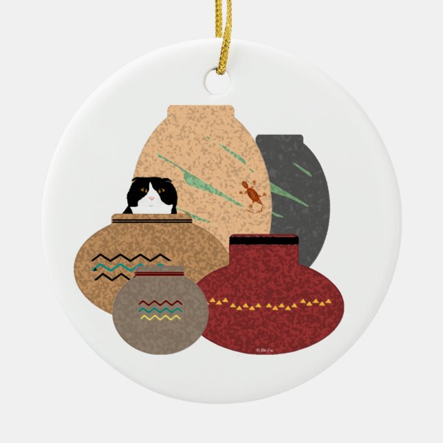 Clay Pots Ornament (Front)
