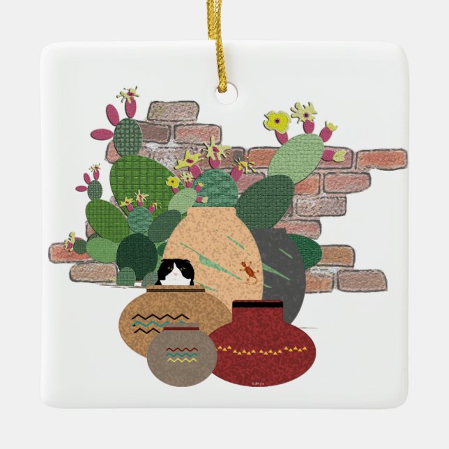 Clay Pots Ornament (Front)