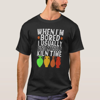 Clay Potter Ceramic Pottery Artwork Pottery T-Shirt
