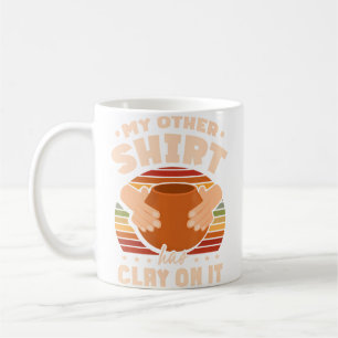 Clay Pottery Artist Coffee Mug