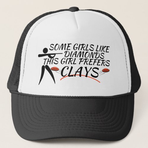 Clay Shooting for Girls Trucker Hat