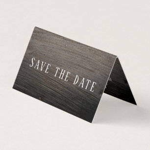 Clay Slab Effect, Photo Save The Date Card