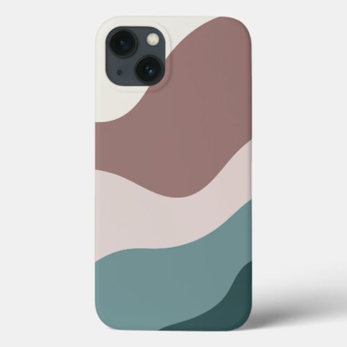Clay  Spruce Boho Color Flow iPhone 13 Case