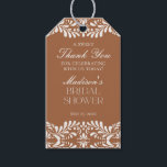 Clay Talavera Tile Fiesta Bridal Shower Favor Gift Tags<br><div class="desc">Everyone loves a fiesta! This collection is a stunning blend of elegance and cultural heritage, inspired by the traditional Mexican Clay Talavera tile patterns. The earthy burnt orange Terracotta floral border exudes sophistication and a touch of festive charm, making it perfect for your Spanish or Mexican inspired celebration. Whether you're...</div>