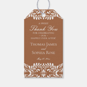 Clay Talavera Tile Fiesta Wedding Party Favors Gift Tags