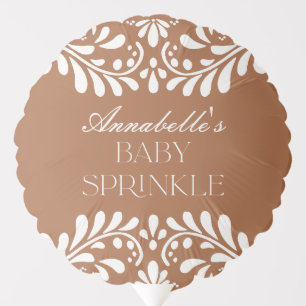 Clay Talavera Tile Spanish Fiesta Baby Sprinkle Balloon
