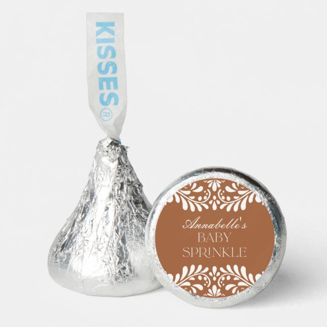 Clay Talavera Tile Spanish Fiesta Baby Sprinkle Hershey®'s Kisses® (Front)