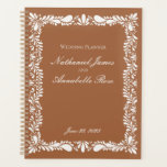 Clay Talavera Tile Spanish Fiesta Floral Wedding Planner<br><div class="desc">Everyone loves a fiesta! This collection is a stunning blend of elegance and cultural heritage, inspired by the traditional Mexican Clay Talavera tile patterns. The earthy burnt orange Terracotta floral border exudes sophistication and a touch of festive charm, making it perfect for your Spanish or Mexican inspired celebration. Whether you're...</div>