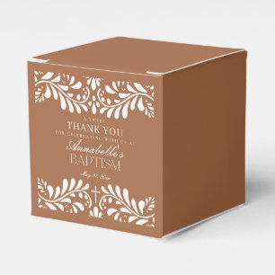 Clay Talavera Tile Spanish Style Fiesta Baptism Favor Boxes