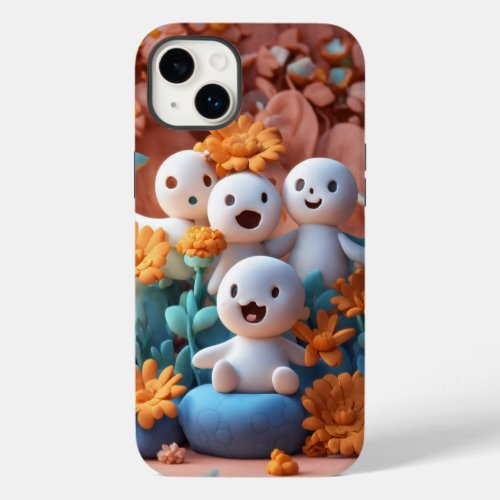 Claymation cute Ghostly Garden Case_Mate iPhone 14 Plus Case
