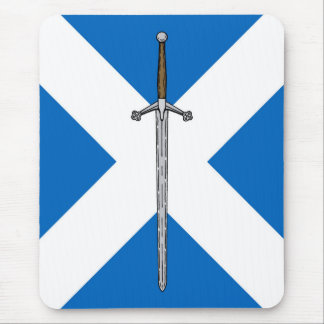 Claymore and Saltire Mouse Pad