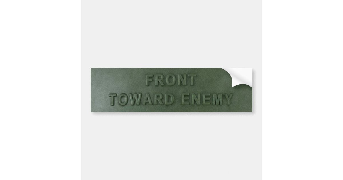 Claymore Mine Bumper Sticker Zazzle Com