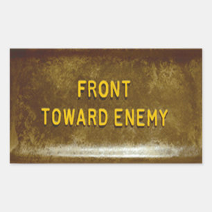 Claymore Mine Phone Cover Mk I Front Toward Enemy Rectangular Sticker